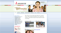 Desktop Screenshot of juniorleagueoferie.com